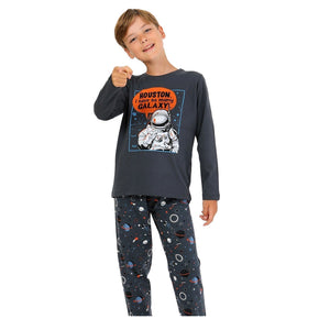Boys astronaut Long Sleeve 100% Cotton Pyjama Soft, Breathable & Comfy