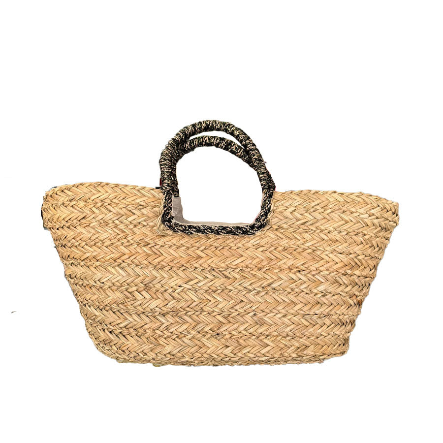 straw black handle