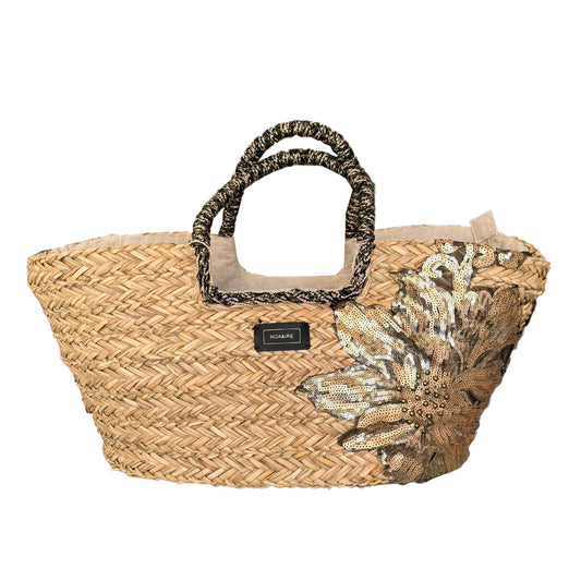 straw bag decorative sequin butterfly