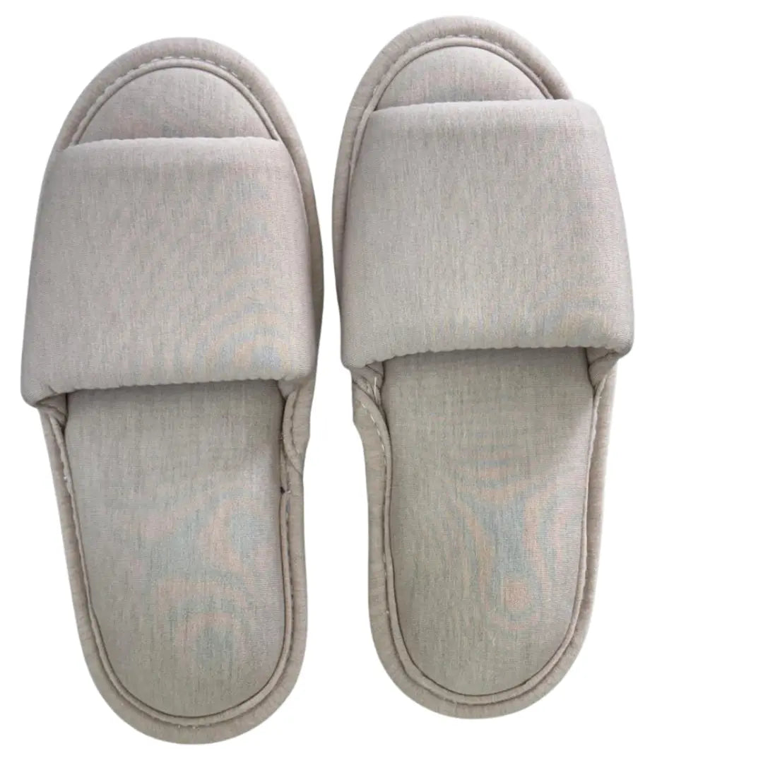 Pair of gray slippers women slipper