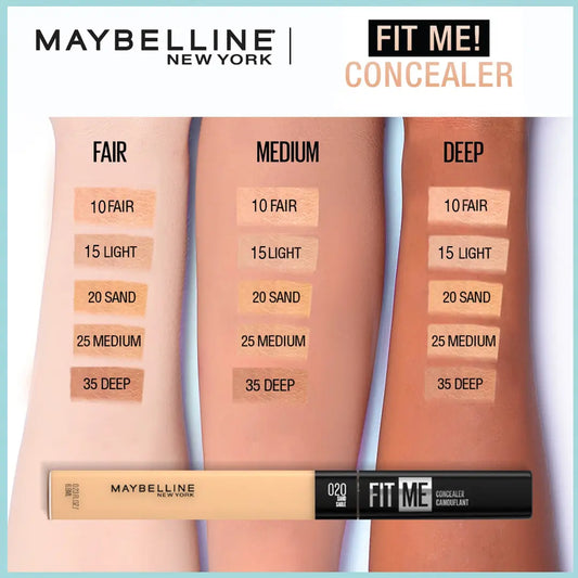 Maybelline Fit Me Concealer 4 shades - natural coverage oil-free concealer in Lebanon