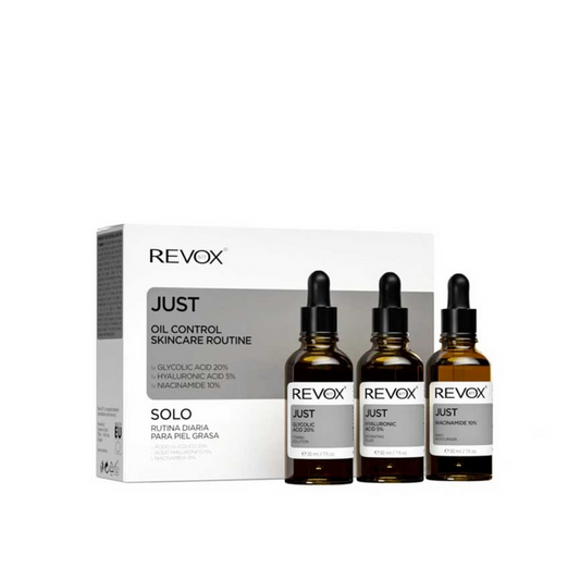 REVOX Oil Control Skincare Routine Set x3 for oily skin