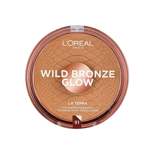 L'Oréal Wild Bronze Glow 01 Light Bronze bronzer compact