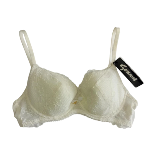 white lace bra