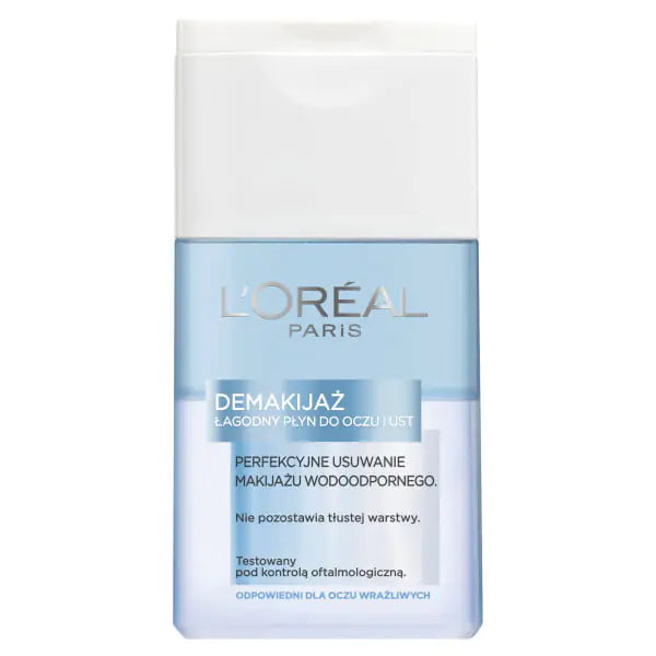 L'Oréal Paris Makeup Remover Eyes & Lips Waterproof 125ml bottle