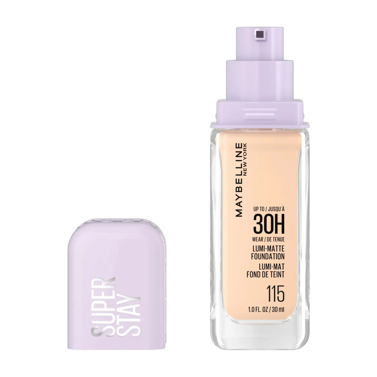 Maybelline Super Stay and 30H foundation limi matte 115 superstay 30h