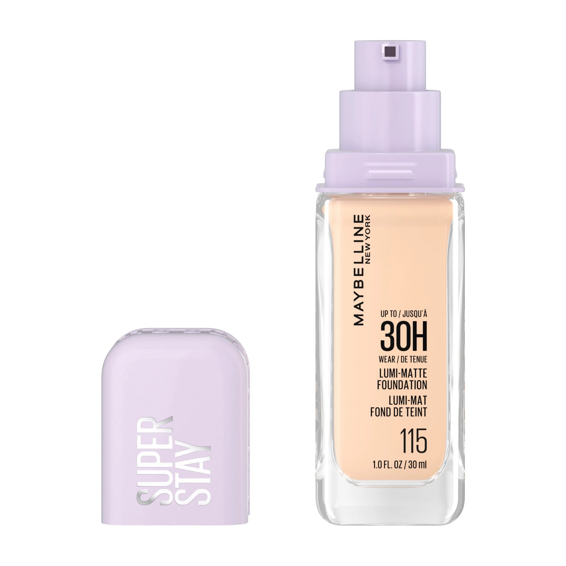 Maybelline Super Stay and 30H foundation limi matte 115 superstay 30h
