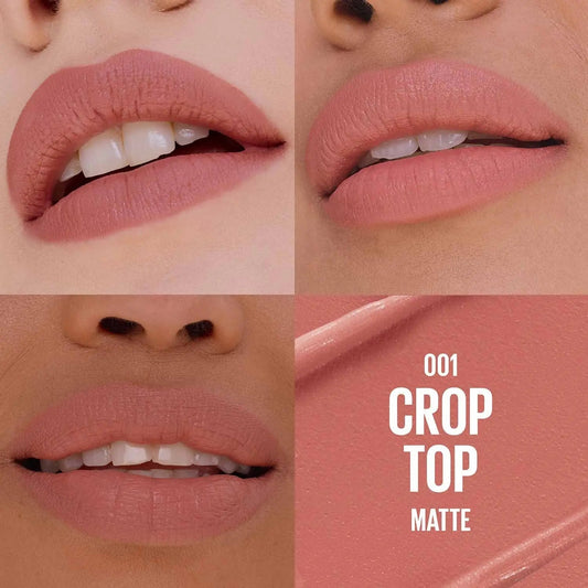 Maybelline Maybe It's Lipstick Matte Shade 001 Crop Top