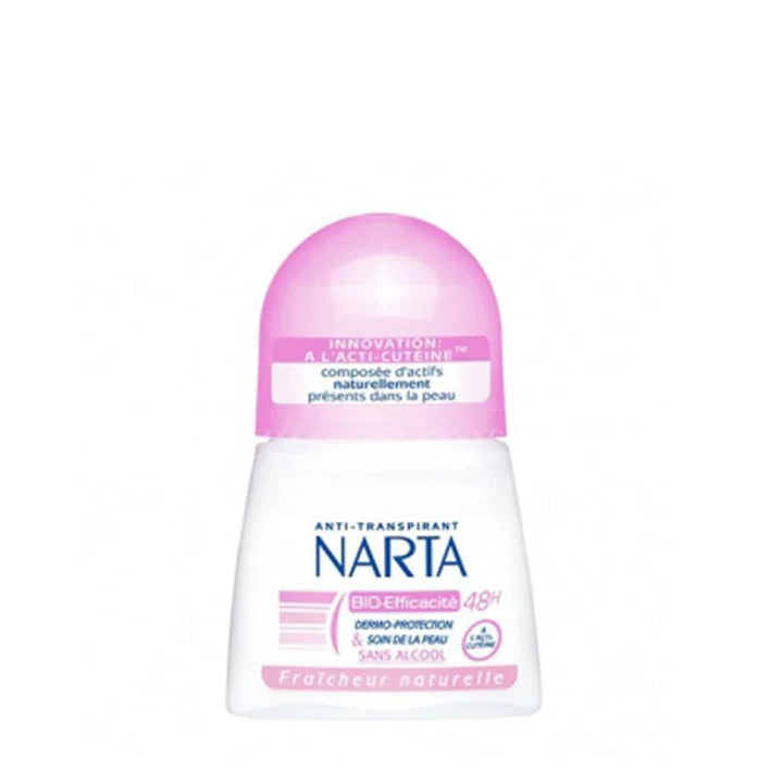Narta, Narta Roll On, Narta Deodorant, Bio Efficacité, Anti Perspirant, Roll On Deodorant, 48H Protection, Alcohol Free, Natural Freshness, Sensitive Skin, Underarm Care, Daily Deodorant, Women's Deodorant, Personal Care