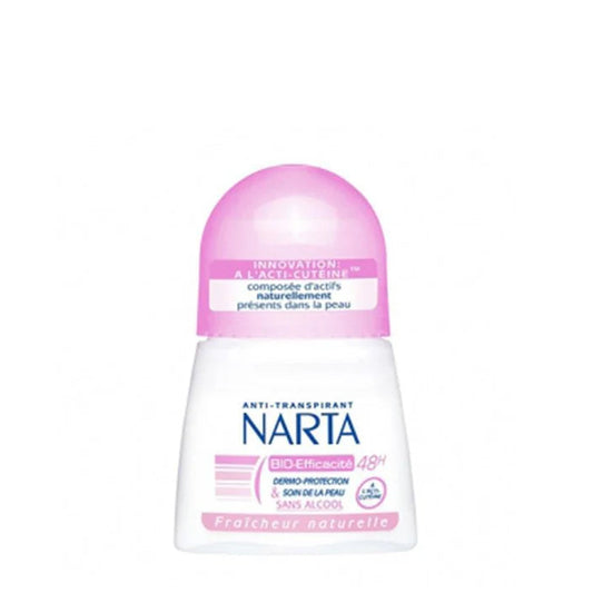 Narta, Narta Roll On, Narta Deodorant, Bio Efficacité, Anti Perspirant, Roll On Deodorant, 48H Protection, Alcohol Free, Natural Freshness, Sensitive Skin, Underarm Care, Daily Deodorant, Women's Deodorant, Personal Care