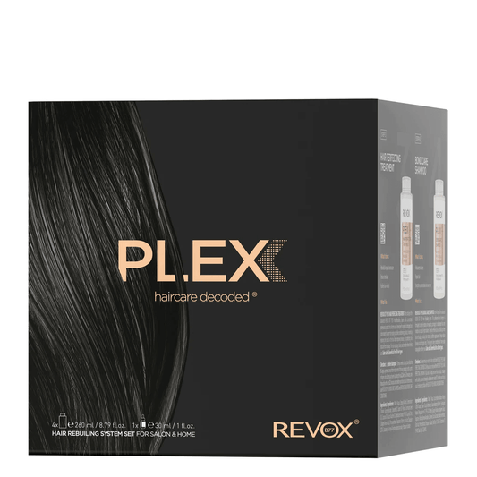 REVOX Plex Haircare Decoded 4x260ml and 1x30ml bottle set