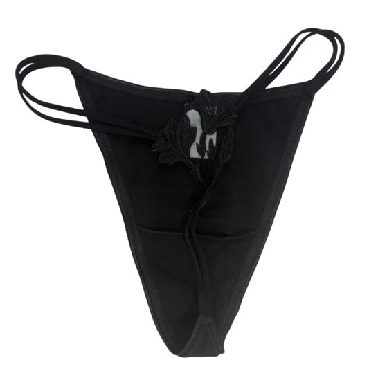 Black thong 